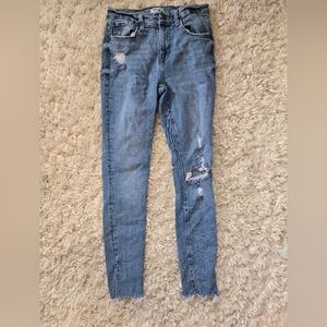 Kensie Jeans Distressed Blue Jeans